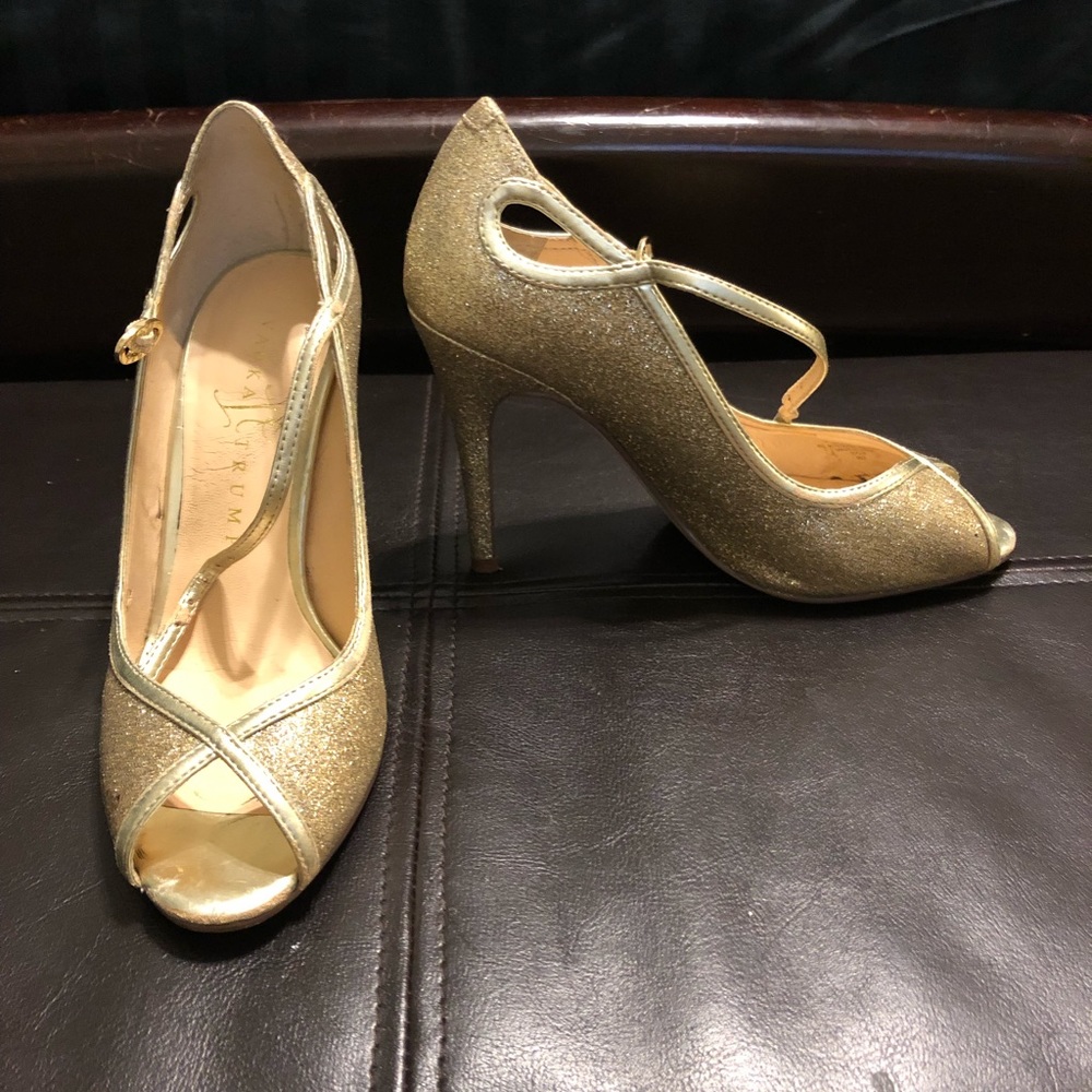 Gold heels
